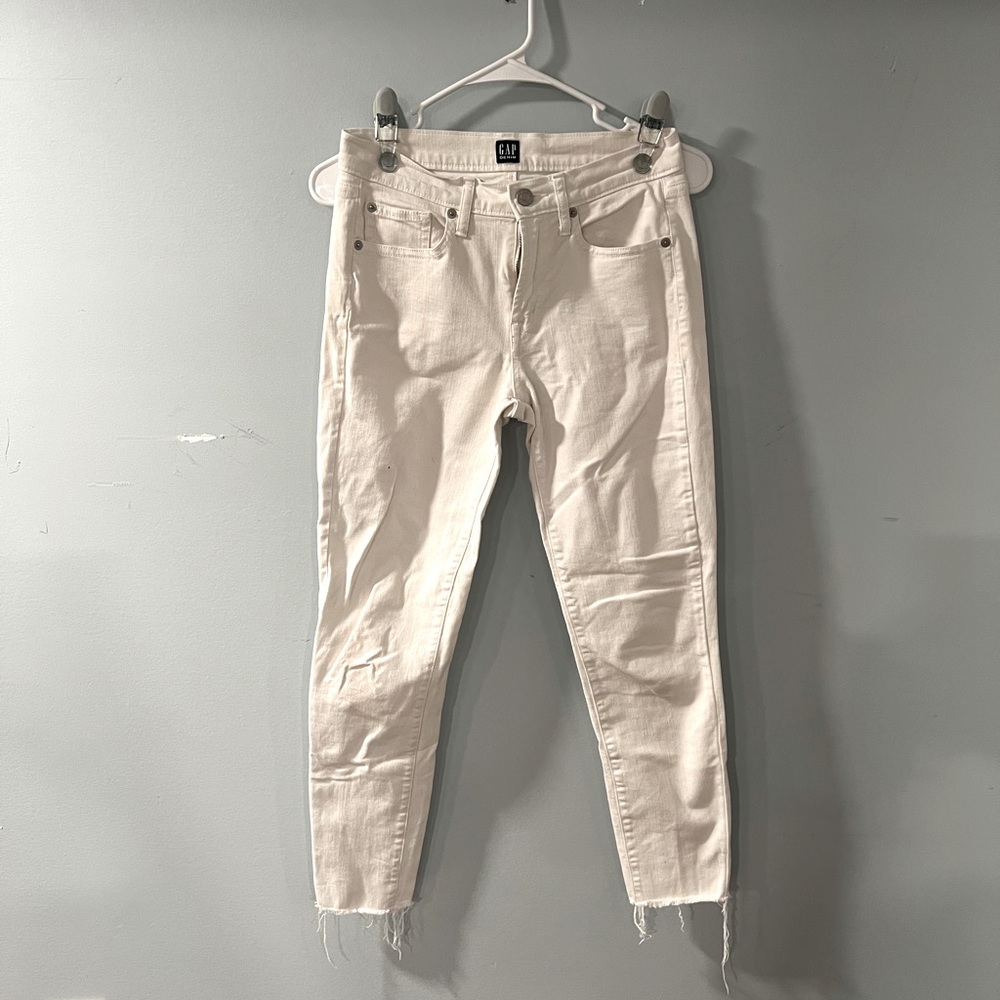 GAP True Denim Women’s White Skinny Jeans